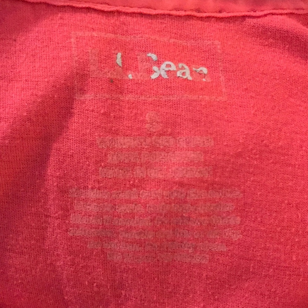 L.L. Bean Coral Half-Zip Pullover - Picture 6 of 6